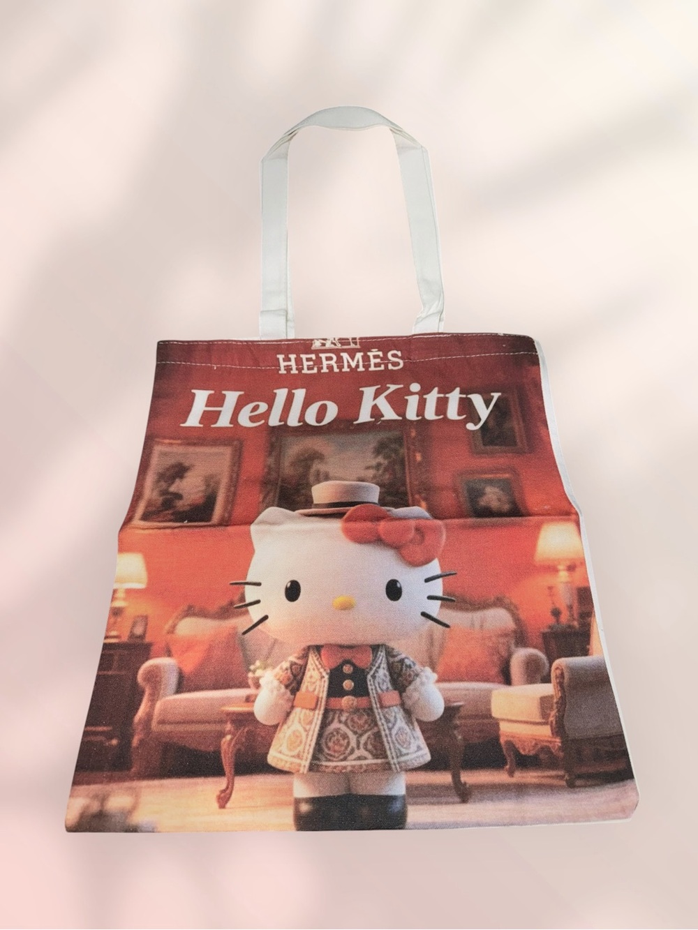 Hello Kitty Red Canvas Tote Bag New Super Cute fashion bag